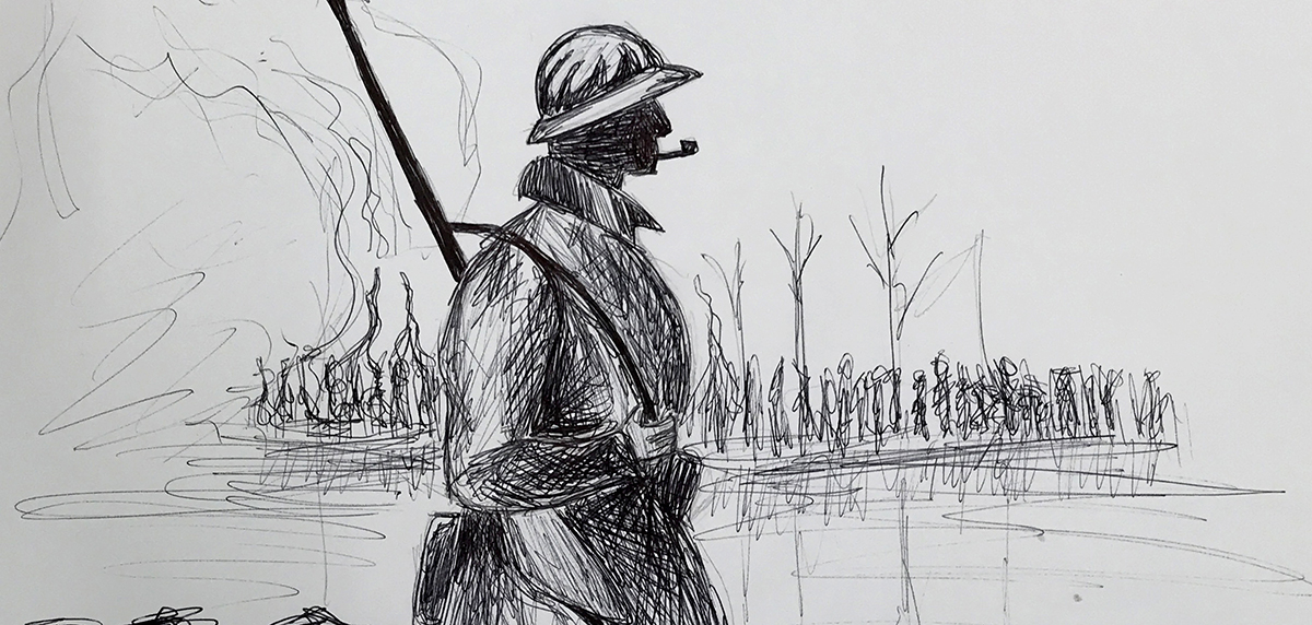 O rapaz do caixote de madeira