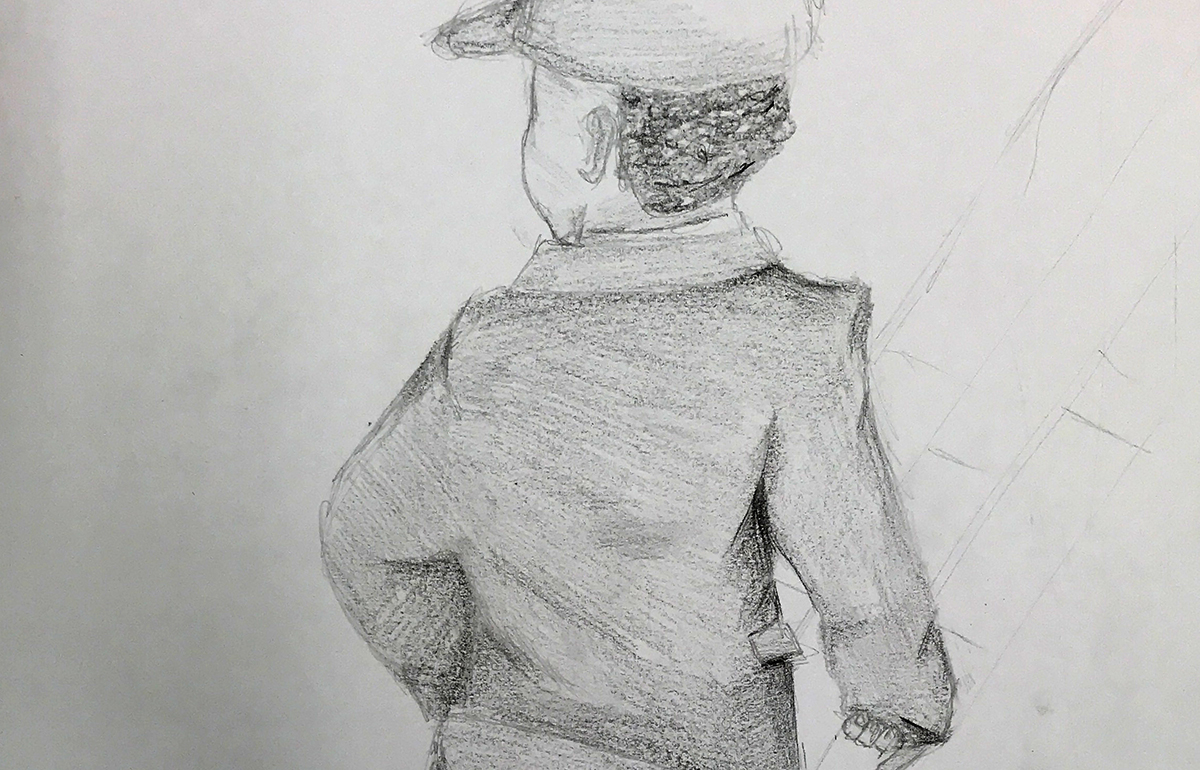 O rapaz do caixote de madeira